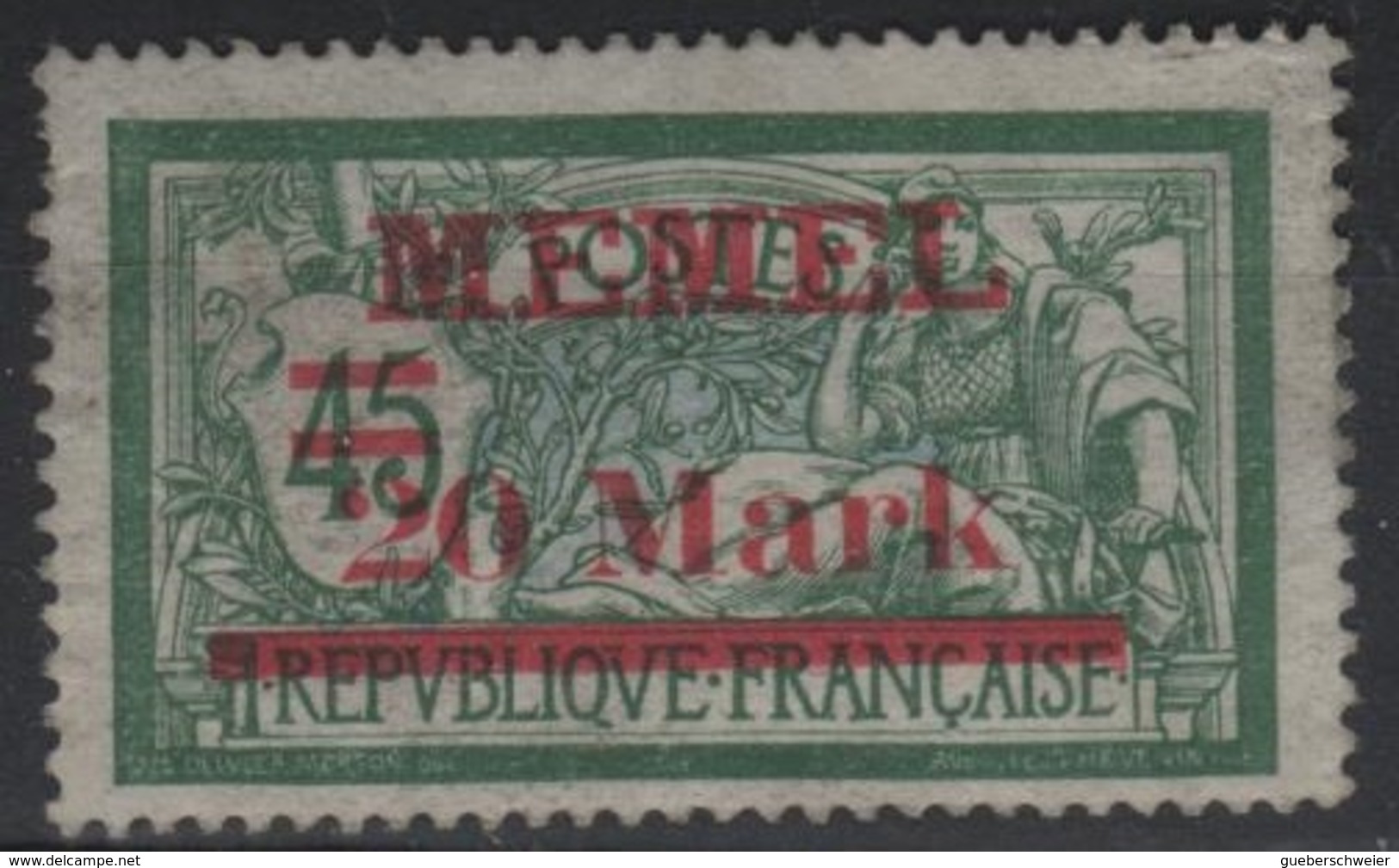 MEM 2 - MEMEL Merson N° 37 Neuf* - Unused Stamps