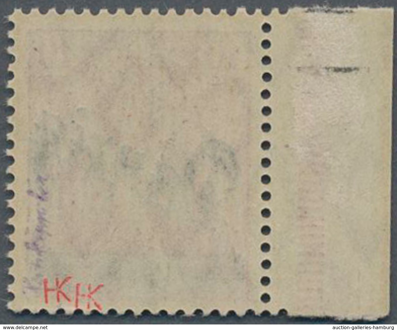 Danzig: 1920, Kleiner Innendienst 10 Pfg Tadellos Postfrisch Vom Linken Rand, Mit EXTREM SELTENEN DO - Other & Unclassified