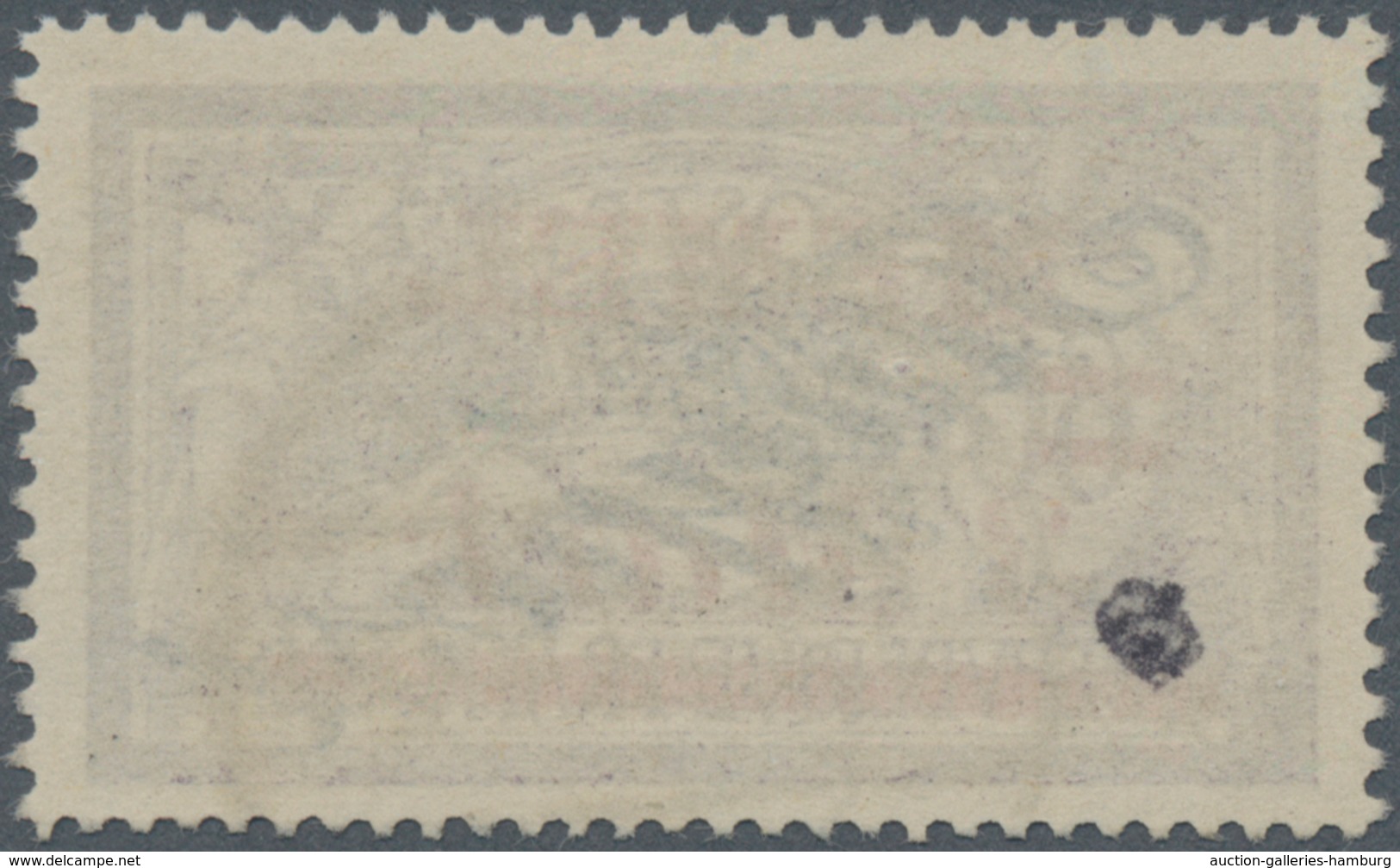 Memel: 1922, 3 M. Aufdruck „Flugpost”, Perfekt Zentriertes Und Gezähntes, Zentrisch Gestempelt Stück - Memel (Klaipeda) 1923