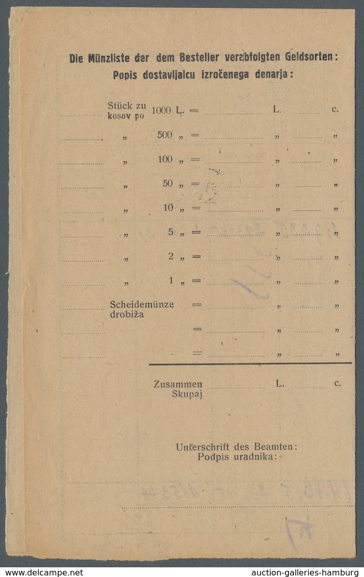 Dt. Besetzung II WK - Laibach - Portomarken: 1945, Deutsche Besetzung Laibach, Portomarken 25 C. (Vi - Besetzungen 1938-45
