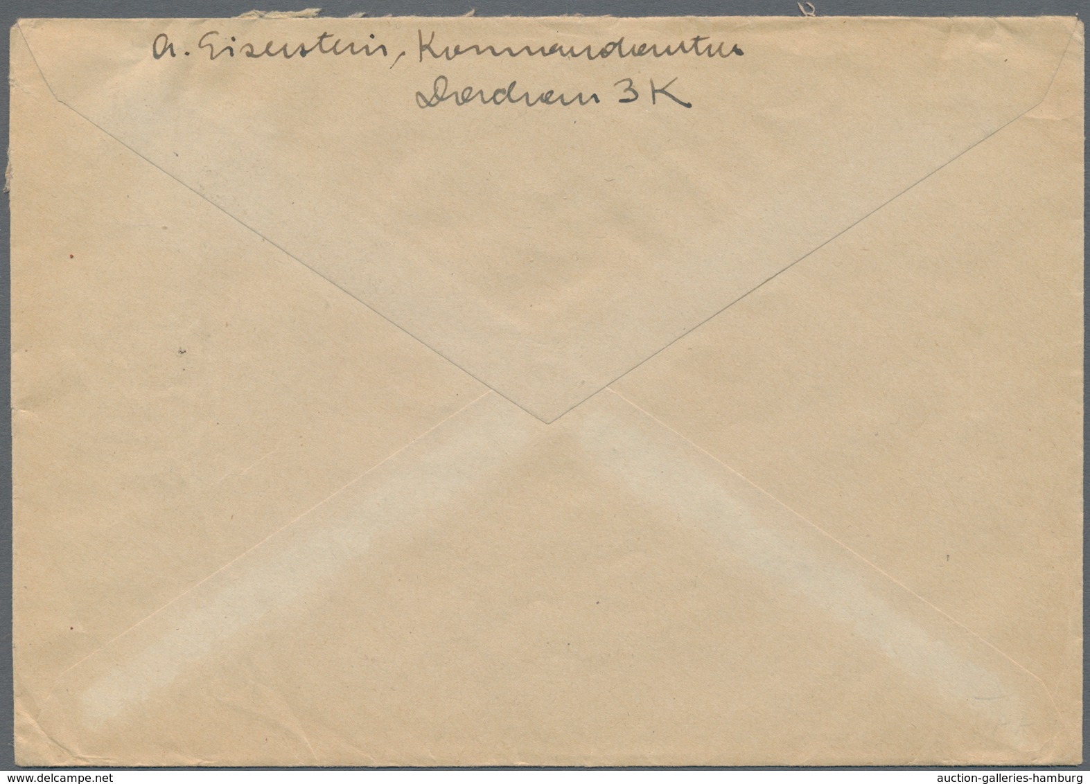 KZ-Post: 1941-42, Drei Belege Eines SS-Unterscharführers Der Wachmannschaft Des KZ Dachau Nach Wien, - Cartas & Documentos