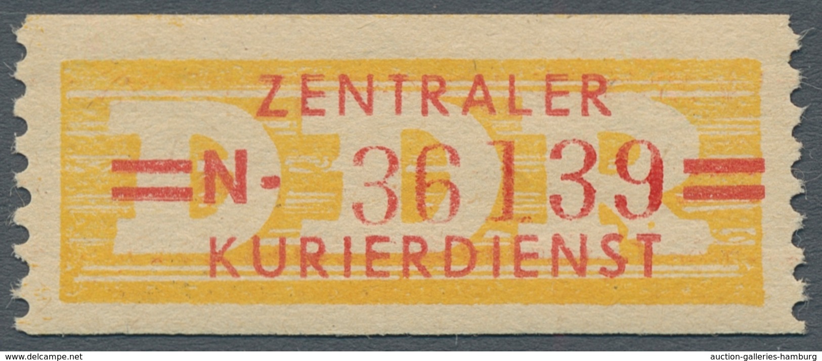 DDR - Dienstmarken B (Verwaltungspost A / Zentraler Kurierdienst): 1958, "(10 Pfg.) Und (20 Pfg.)ora - Otros & Sin Clasificación