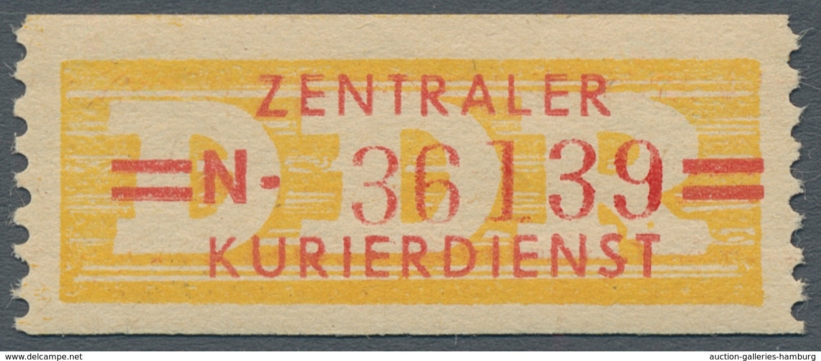 DDR - Dienstmarken B (Verwaltungspost A / Zentraler Kurierdienst): 1958, "(10 Pfg.) Und (20 Pfg.)ora - Other & Unclassified