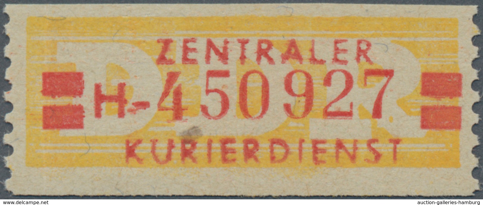 DDR - Dienstmarken B (Verwaltungspost A / Zentraler Kurierdienst): 1958, ZKD 20 Pfg H = Chemnitz, Li - Sonstige & Ohne Zuordnung