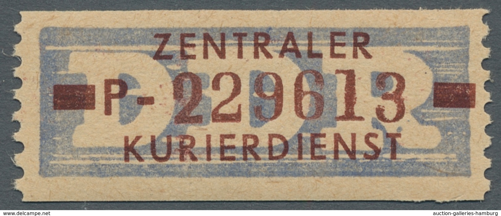 DDR - Dienstmarken B (Verwaltungspost A / Zentraler Kurierdienst): 1958, "(10 Pfg.) Hellviolttultram - Other & Unclassified