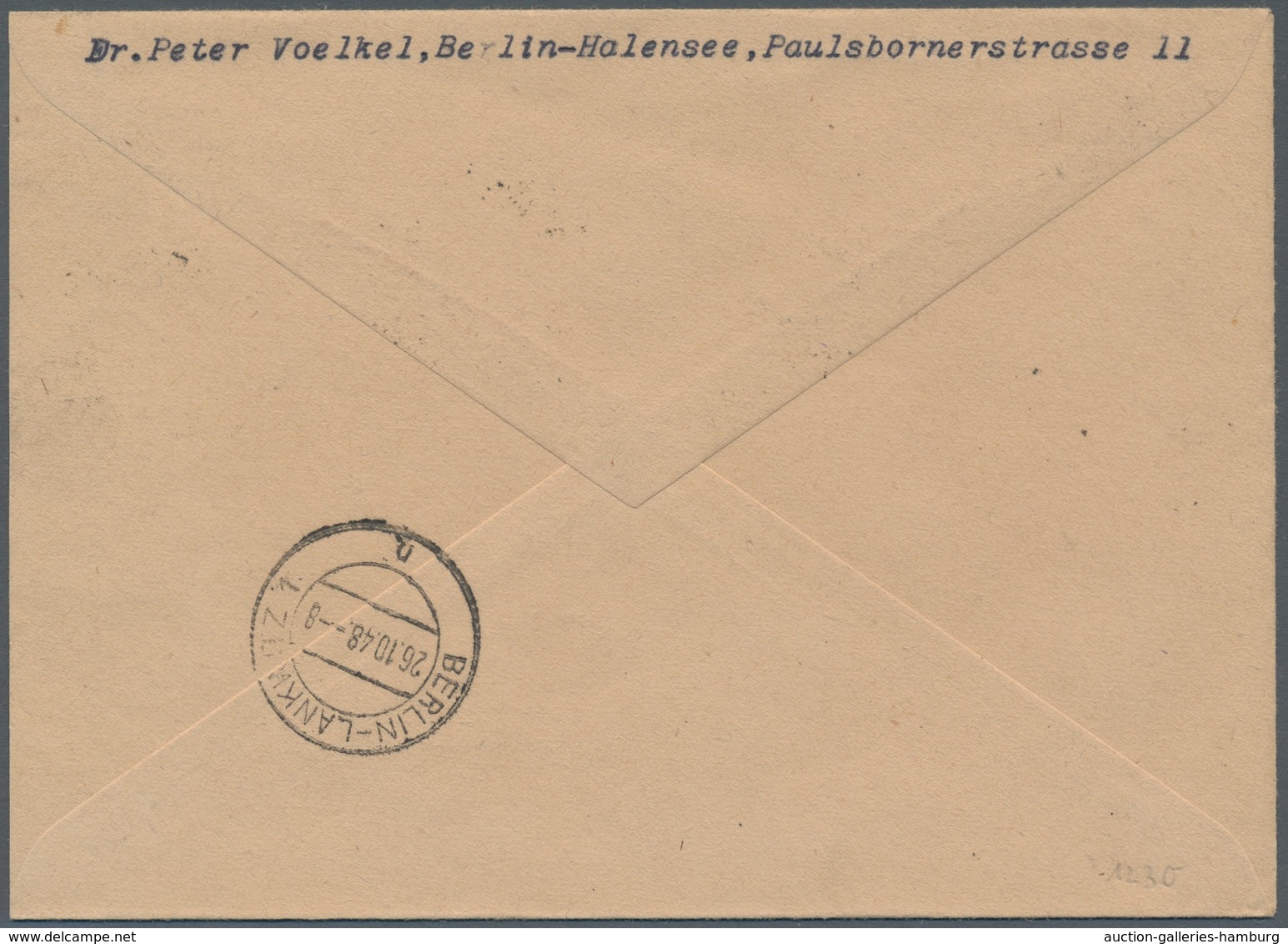 Berlin: 1948, "2 Bis 8 Und 24 Pfg. Schwarzaufdruck", Als Länder-MiF Mit Diversen SBZ-Werten (u.a. Mi - Otros & Sin Clasificación