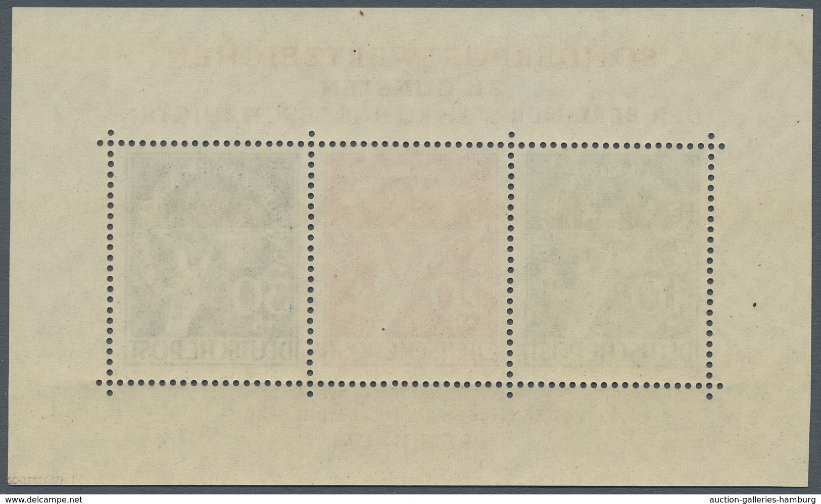 Berlin: 1949, "Währungsgeschädigten"-Block Mit Plattenfehler Mi. 68 II, Postfrischer Block In Tadell - Otros & Sin Clasificación