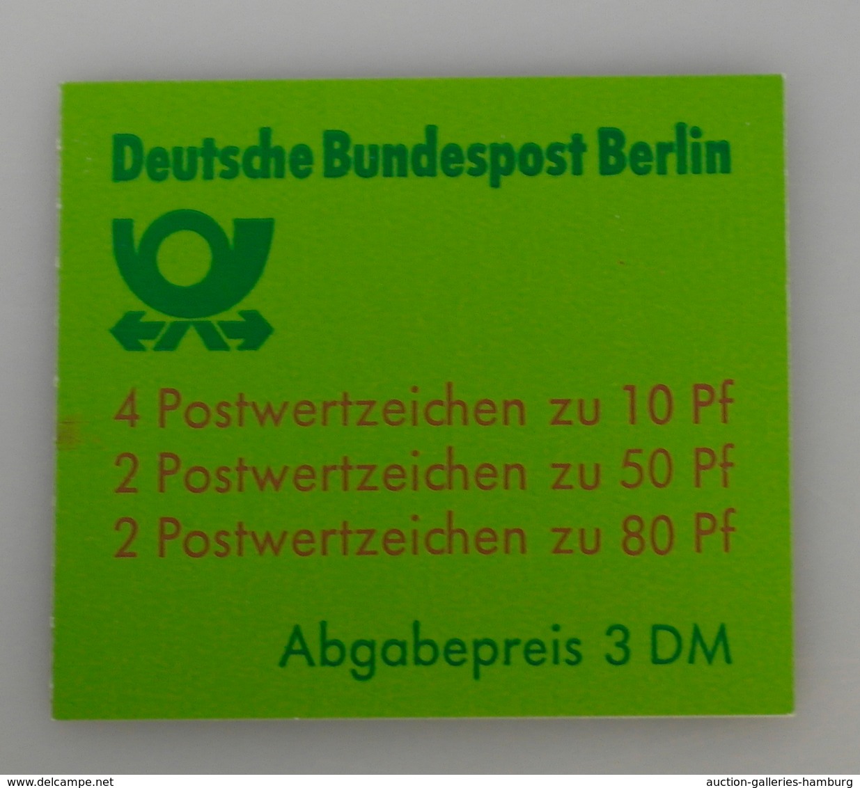 Berlin - Markenheftchen: 1989, Sehenswürdigkeiten, Markenheftchen 3 DM, 500 Heftchen In Palette Mit - Markenheftchen