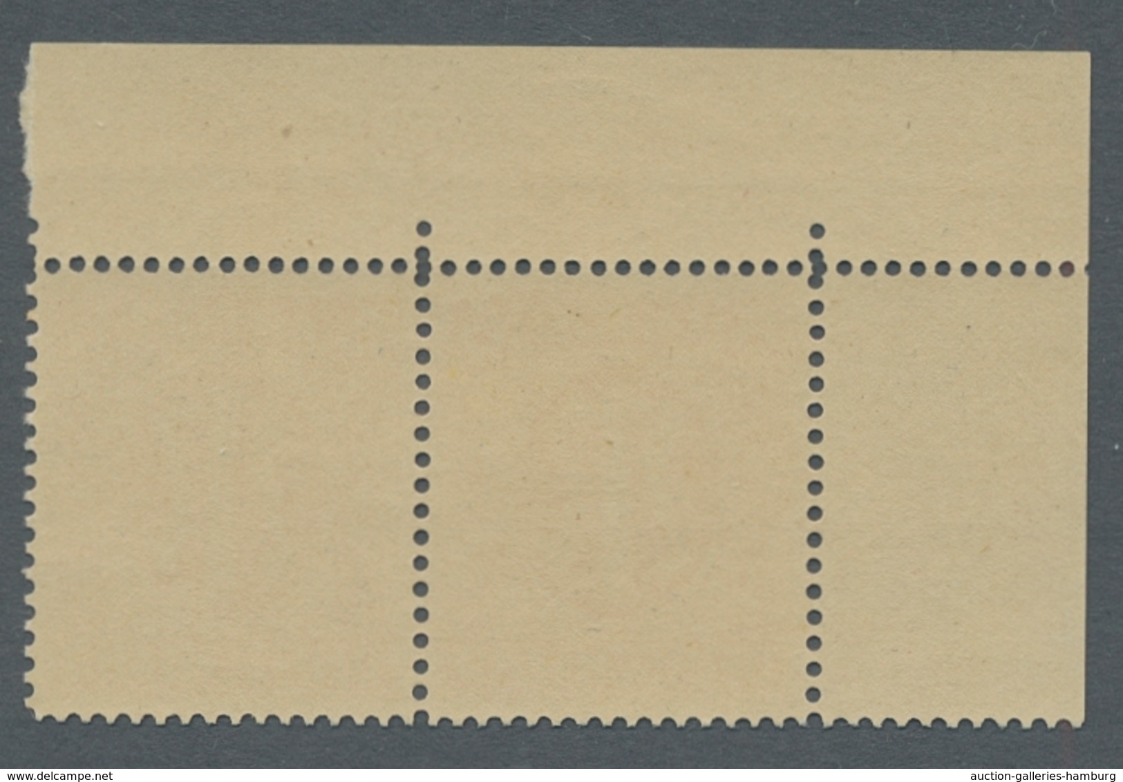 Bizone: 1945, "6 Pfg. Englischer Druck Mit Zähnung 14 ¾ X 14 ¼ Und Plattennummer 1 A", Postfrisches - Other & Unclassified