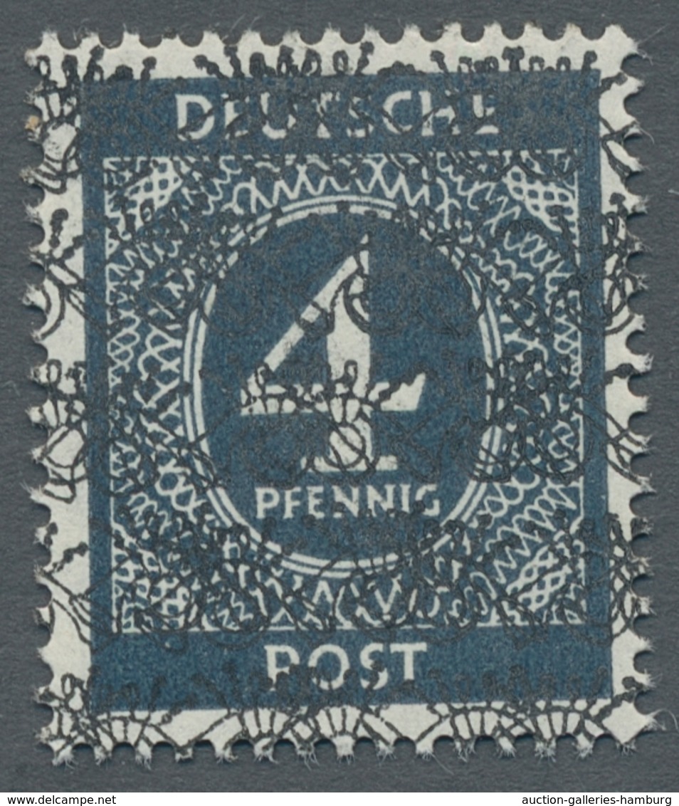 Bizone: 1948, "3 Bis 5 Und 60 Bis 80 Pfg. Mit Doppeltem, Kopfstehenden Netzaufdruck", Postfrische We - Autres & Non Classés