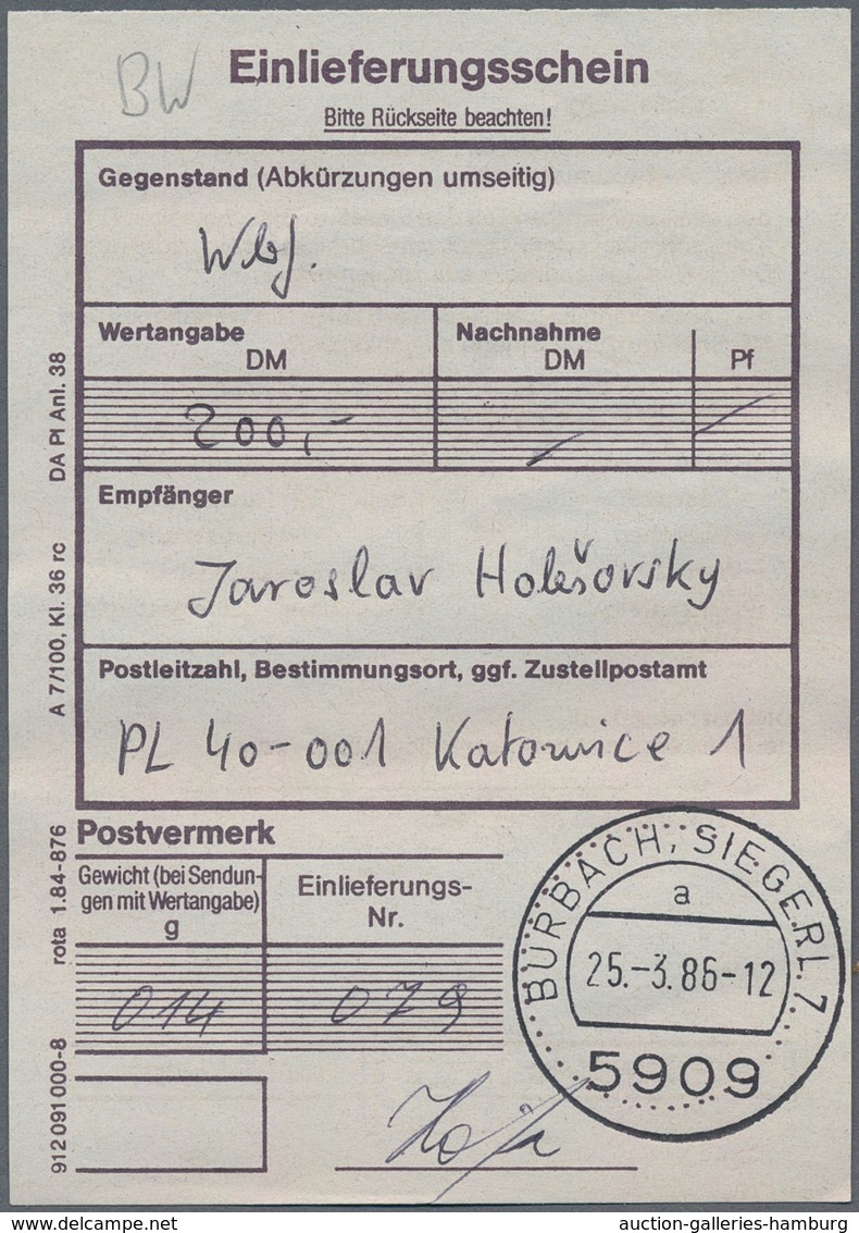 Bundesrepublik Und Berlin - Postkrieg: 1986, 80 Pf Bundeswehr Sowie 60 Pf U. 280 Pf Burgen U. Schöss - Sonstige & Ohne Zuordnung