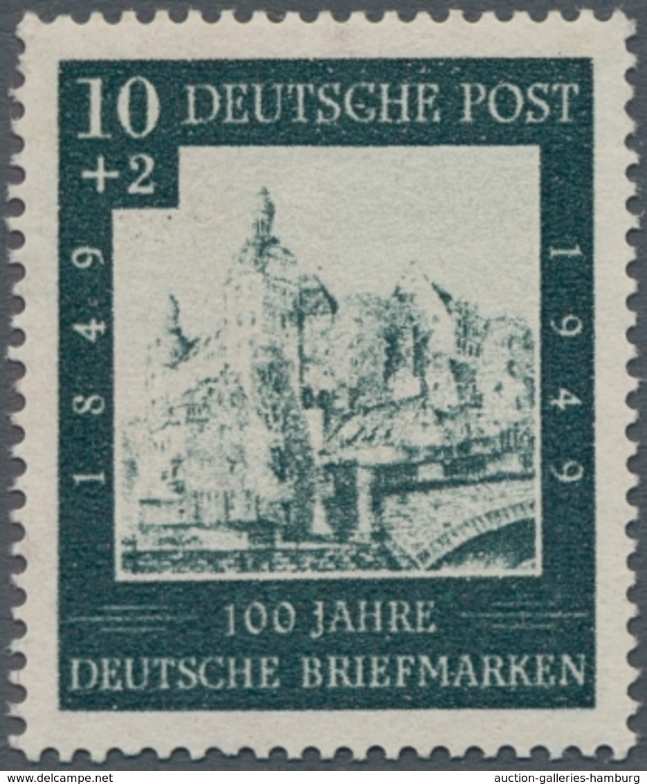 Bundesrepublik Deutschland: 1949, Probedruck Zur Ausgabe 100 Jahre Deutsche Briefmarke, Tadellos Pos - Other & Unclassified