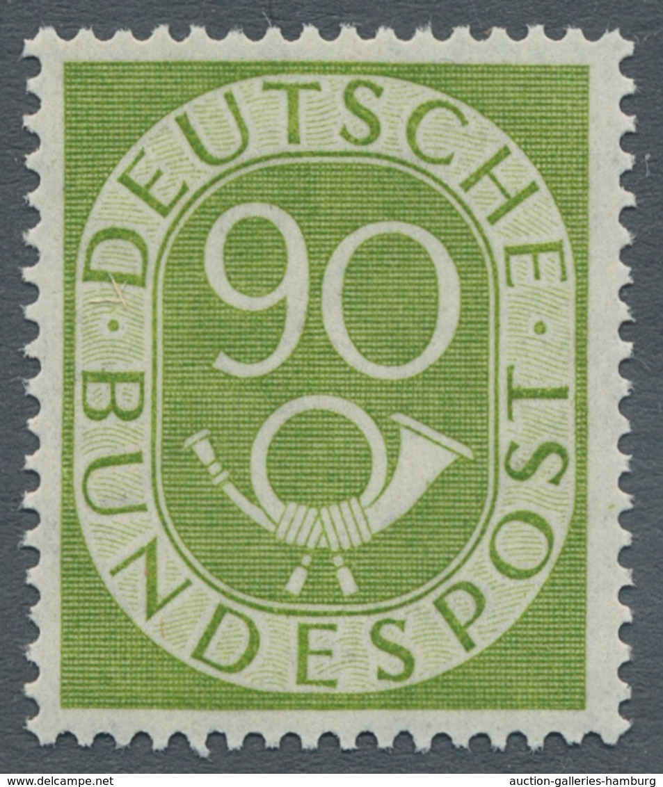 Bundesrepublik Deutschland: 1951, "Posthorn", Postfrischer Satz In Sehr Guter Erhaltung, 70 Und 80 P - Other & Unclassified