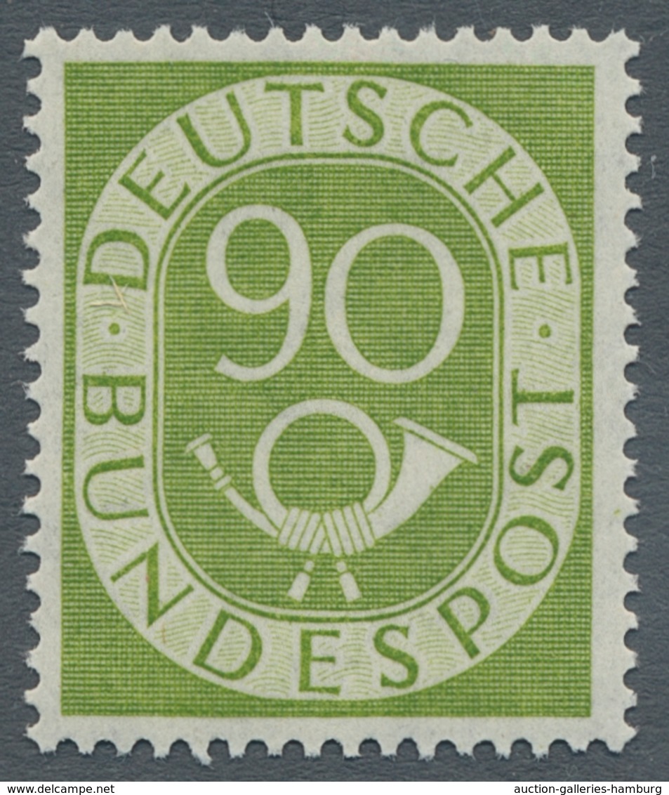 Bundesrepublik Deutschland: 1951, "Posthorn", Postfrischer Satz In Sehr Guter Erhaltung, 70 Und 80 P - Autres & Non Classés