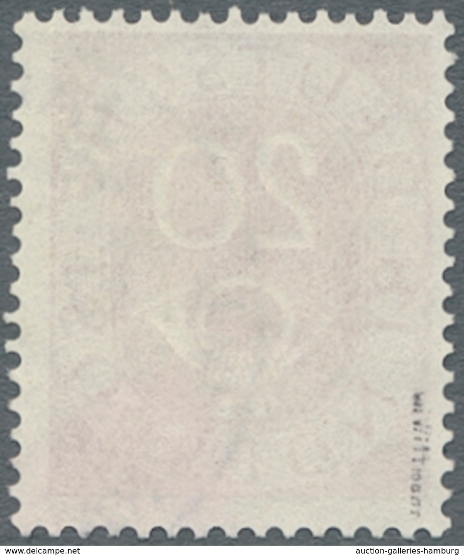 Bundesrepublik Deutschland: 1951, "20 Pfg. Posthorn Mit Wasserzeichen Z", Sauber Gestempelter Wert M - Altri & Non Classificati