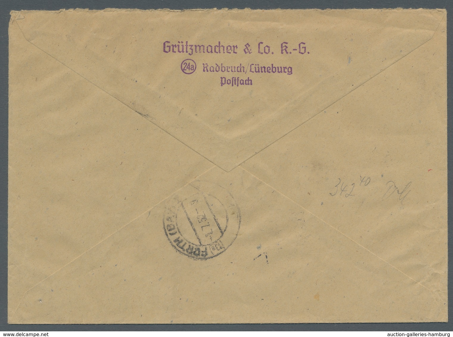 Bundesrepublik - Zusammendrucke: 1951, "10 Pfg. + Z + 20 Pfg. Posthorn" Mit Zusatzfrankatur Berlin M - Zusammendrucke