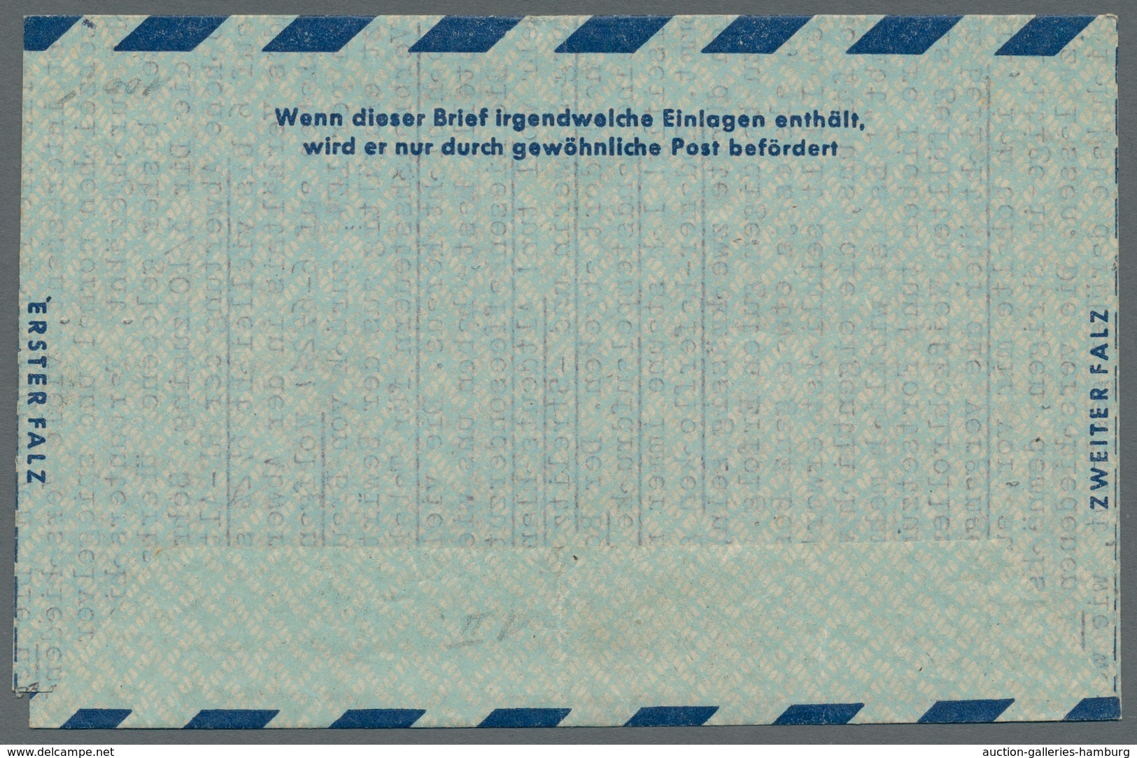 Bundesrepublik - Ganzsachen: 1948, "100 Pfg. Luftpostbrief", Dreimal LF 1 II Sowie Einmal LF 2 II Je - Otros & Sin Clasificación