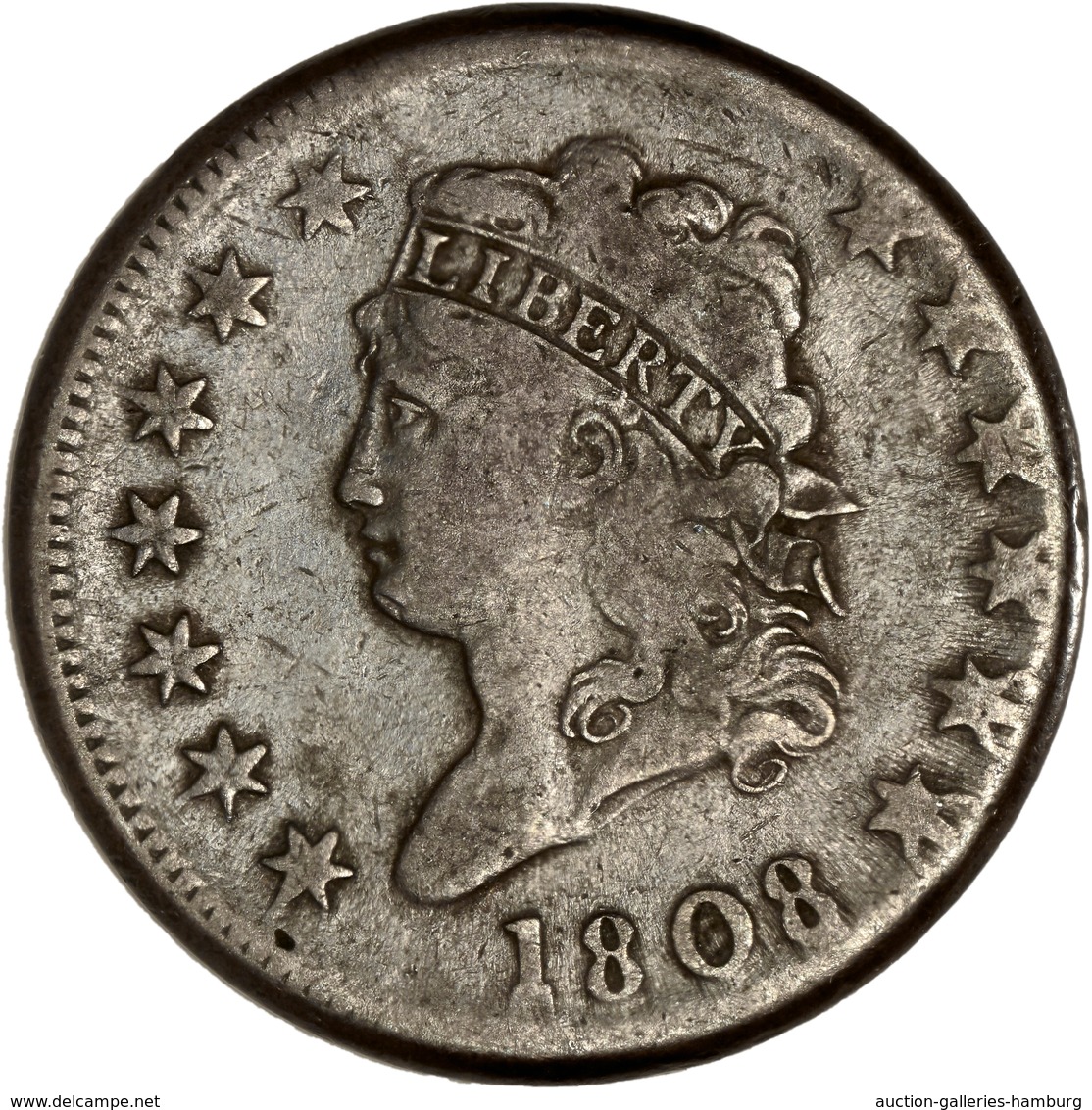 Vereinigte Staaten Von Amerika: 1808, 1 Cent (Classic Head Cent) In Schöner Bis Sehr Schöner Erhaltu - Otros & Sin Clasificación