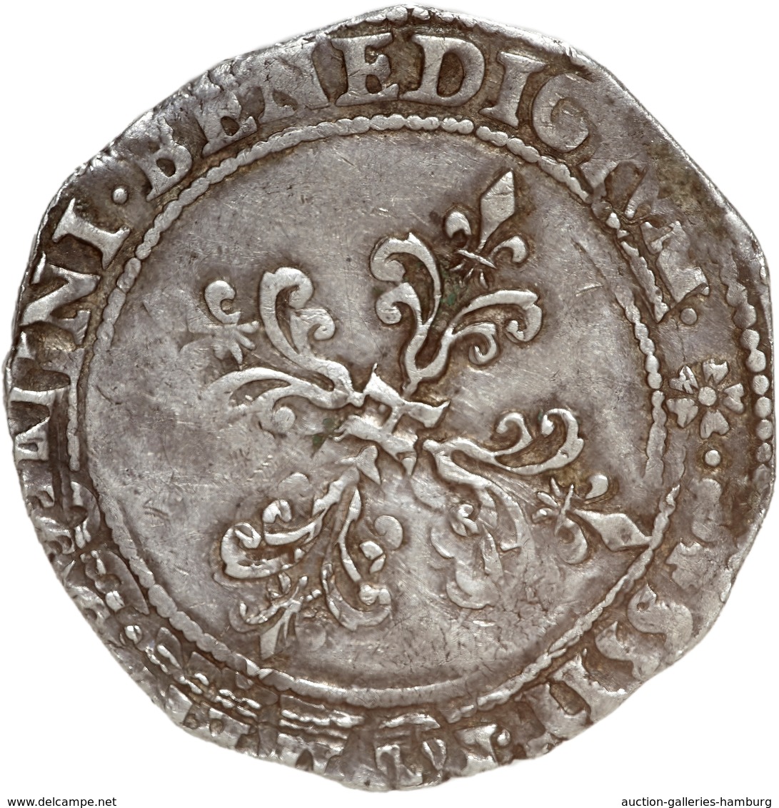 Polen: 1578, "Henry III." 1/2 Ecu In Schöner Bis Sehr Schöner Erhaltung. - Polen
