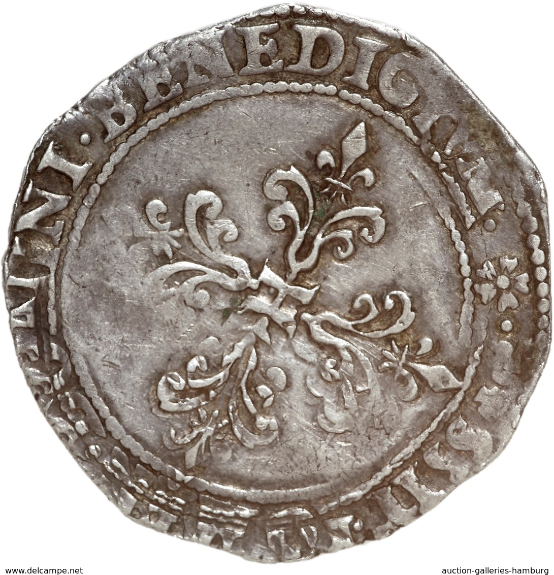 Polen: 1578, "Henry III." 1/2 Ecu In Schöner Bis Sehr Schöner Erhaltung. - Pologne