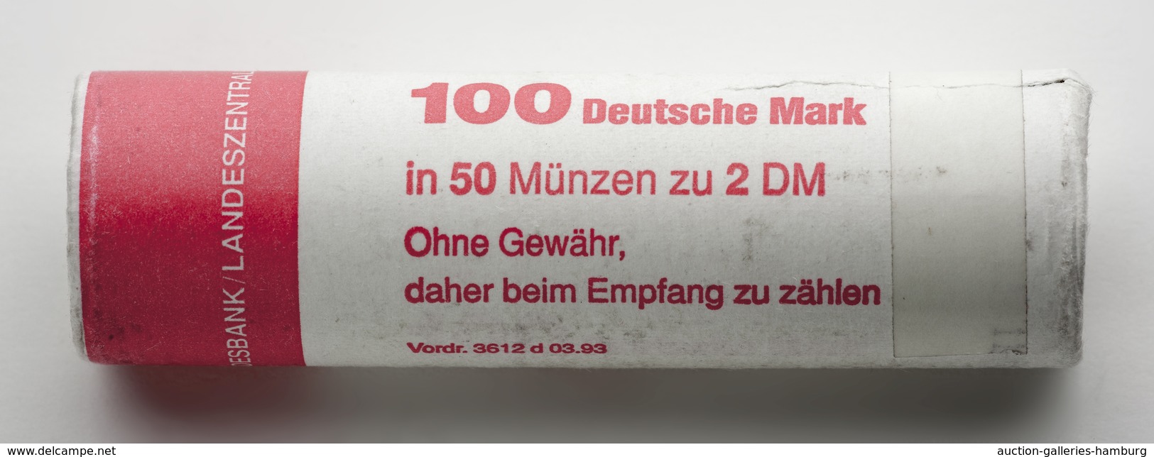 Bundesrepublik Deutschland 1948-2001: 1995, 2,- DM Kursmünze (Strauß) Aus Der Prägestätte G In Kompl - Autres & Non Classés