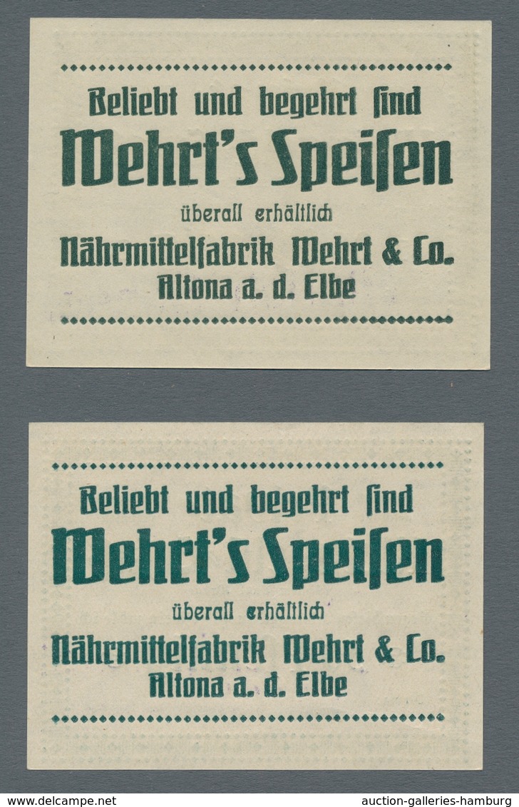 Deutschland - Notgeld - Hamburg: ALTONA - Zwei Kassenfrische "Kleingeld-Ersatz"-Scheine Der Firma Hi - Lokale Ausgaben