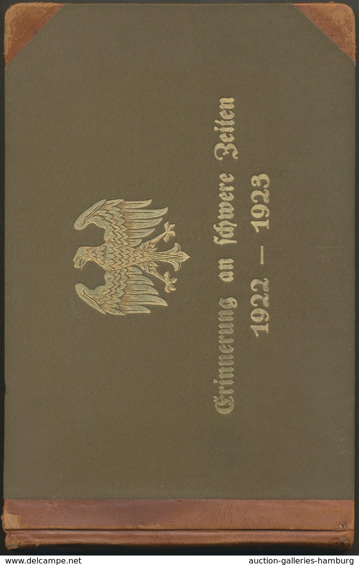 Deutschland - Notgeld - Rheinland: DÜREN; 1922-1923, Album Mit 10 Verschiedenen Scheinen Der "Verein - Lokale Ausgaben