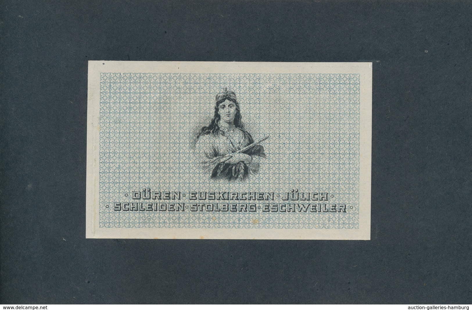 Deutschland - Notgeld - Rheinland: DÜREN; 1922-1923, Album Mit 10 Verschiedenen Scheinen Der "Verein - [11] Local Banknote Issues