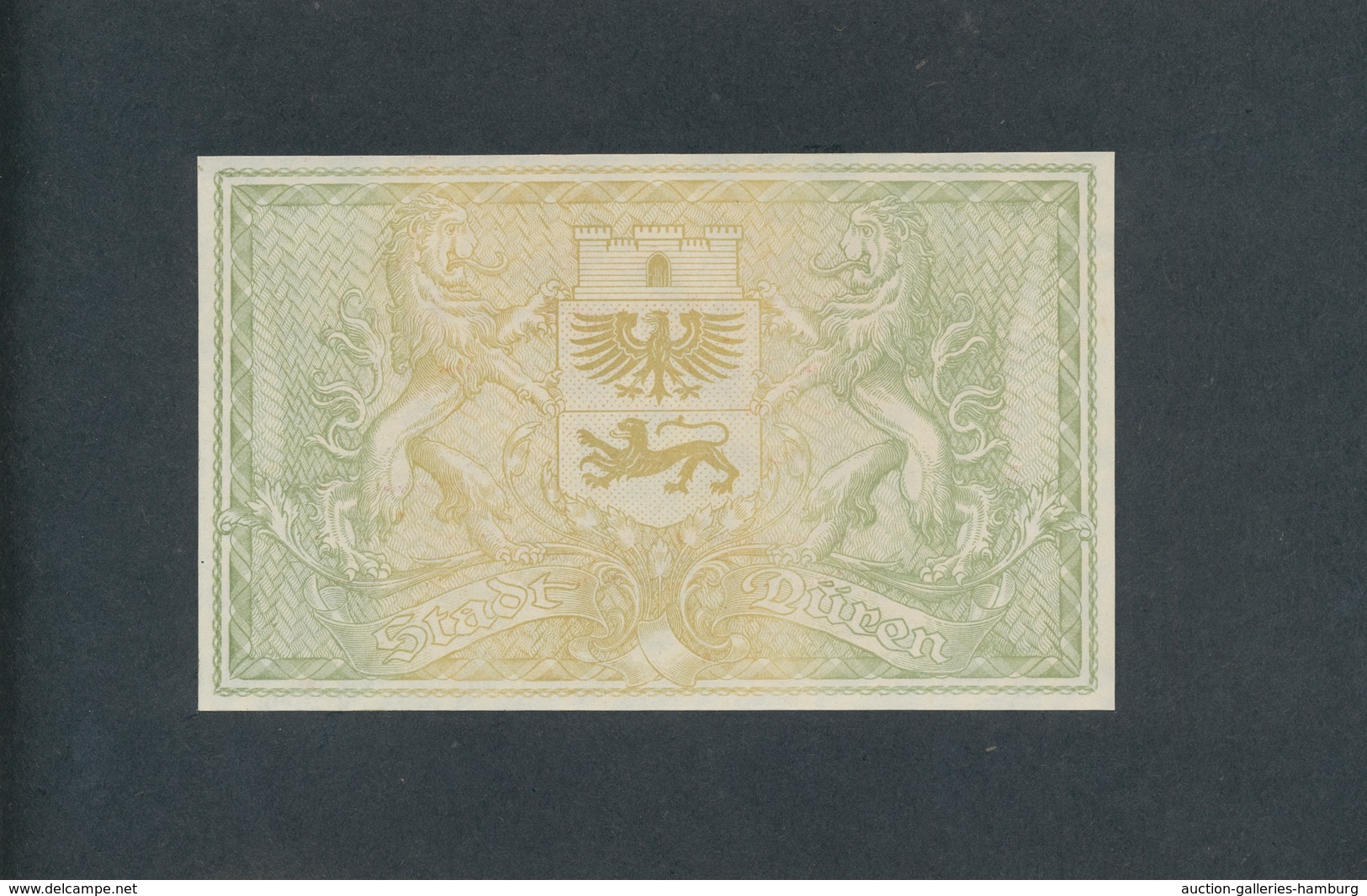 Deutschland - Notgeld - Rheinland: DÜREN; 1922-1923, Album mit 10 verschiedenen Scheinen der "Verein