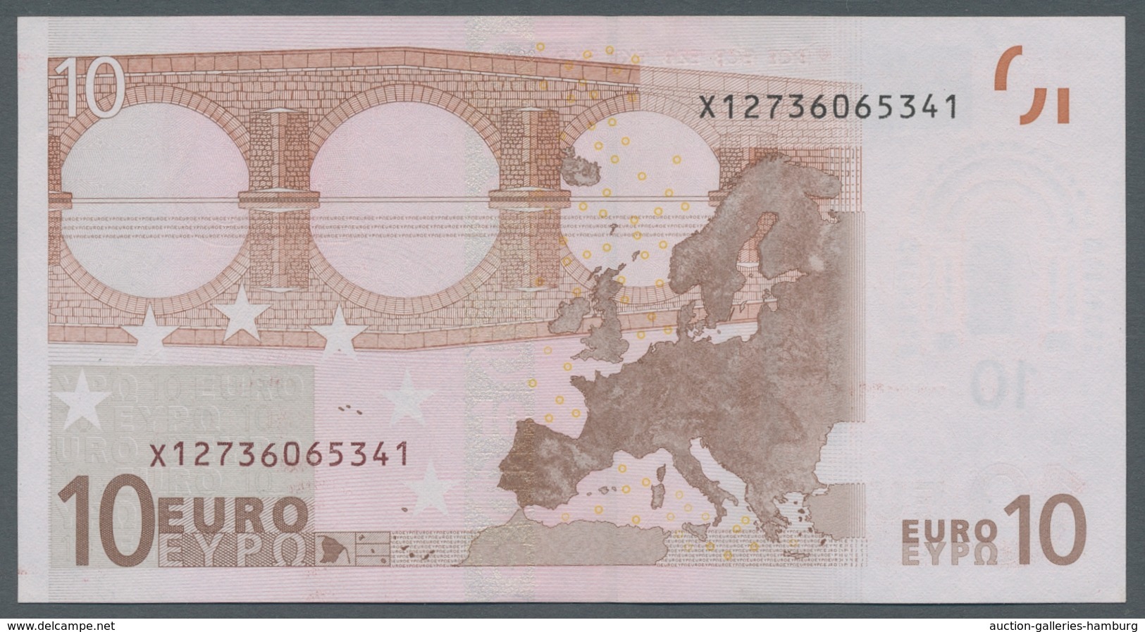 Deutschland - Bank Deutscher Länder + Bundesrepublik Deutschland: 2002, 10 Euro-Banknote Mit Dem Feh - Other & Unclassified