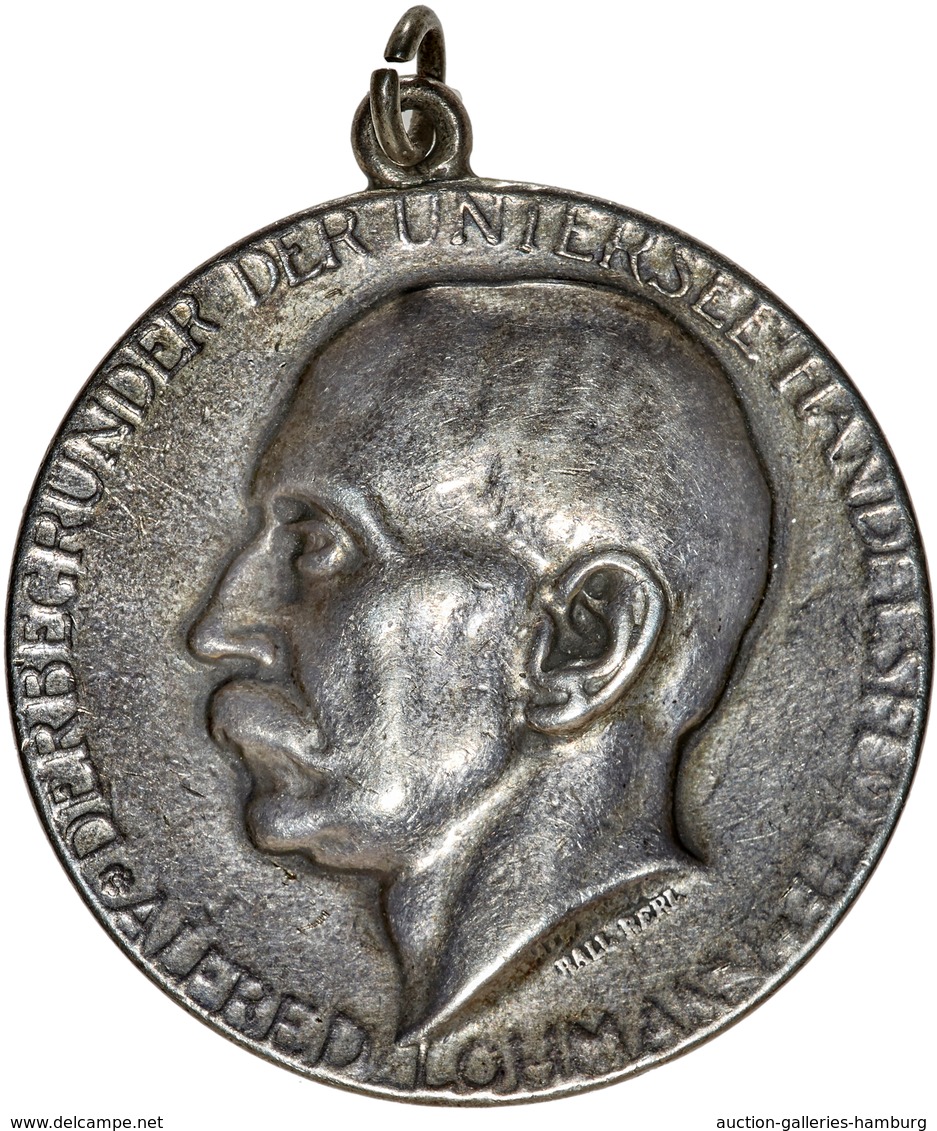 Medaillen Deutschland - Personen: LOHMANN; 1916 (ca.), Guterhalte Silbermedaille Mit Anhängendem Hen - Sonstige & Ohne Zuordnung