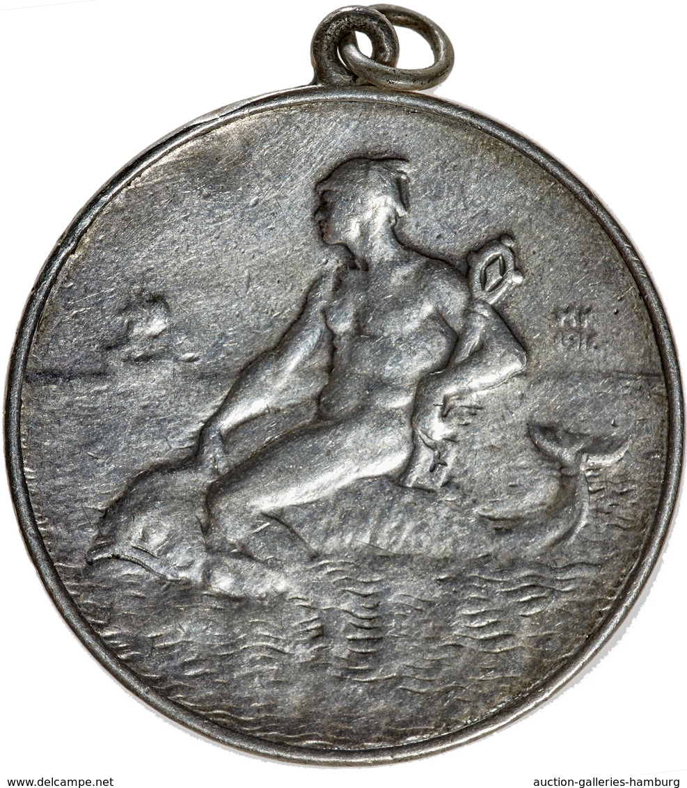 Medaillen Deutschland - Personen: LOHMANN; 1916 (ca.), Guterhalte Silbermedaille Mit Anhängendem Hen - Sonstige & Ohne Zuordnung