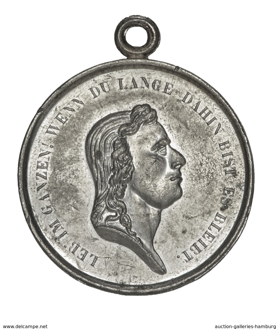 Medaillen Deutschland - Personen: SCHILLER; 1859-1905, 3 Verschiedene Medaillen Mit Kopfbild Schille - Other & Unclassified