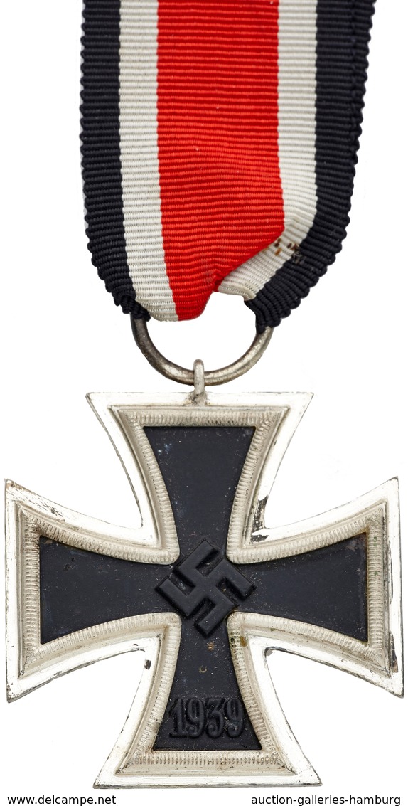 Orden & Ehrenzeichen: 3.REICH; 1939-1945, "Eisernes Kreuz" 2.Klasse Aus Versilbertem Eisen In Sehr G - Autres & Non Classés