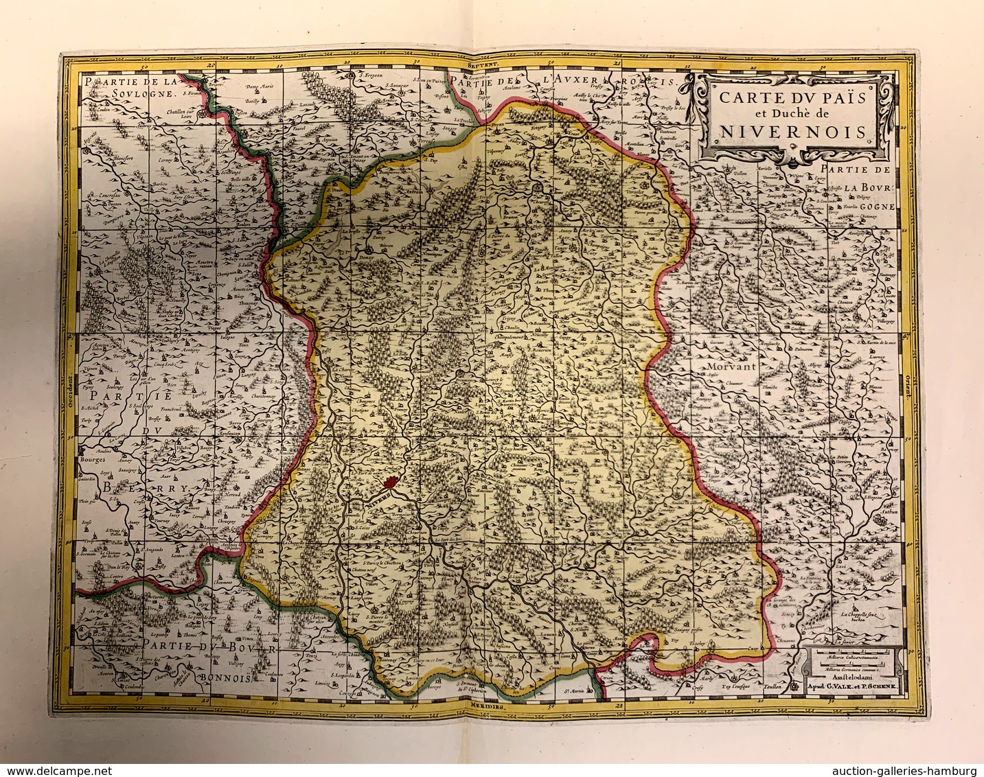 Varia (im Briefmarkenkatalog): LANDKARTEN: Vier Großformatige Landkarten Meist Alter Provinzen Wie B - Autres & Non Classés