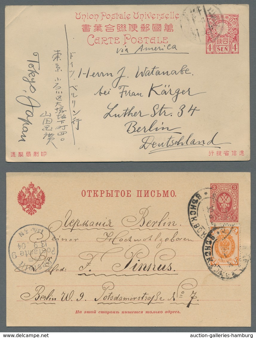 Nachlässe: 1860-1972 (ca.), Der Komplette Teil Belege Aus Nachlass Von Etwa 260 Stück In 5 Alben Mit - Vrac (min 1000 Timbres)