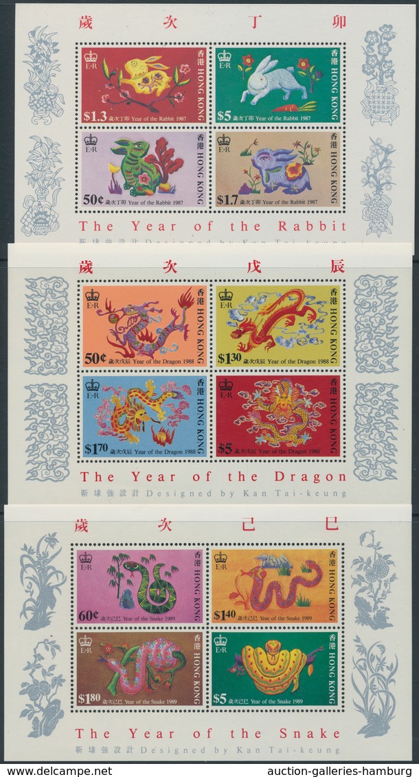 Alle Welt: 20th Century: Accumulation Of Mint And Used Stamps In Five Binders, With A Few Old Stamps - Collections (without Album)