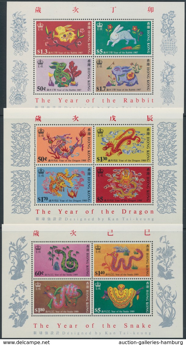 Alle Welt: 20th Century: Accumulation Of Mint And Used Stamps In Five Binders, With A Few Old Stamps - Collections (sans Albums)