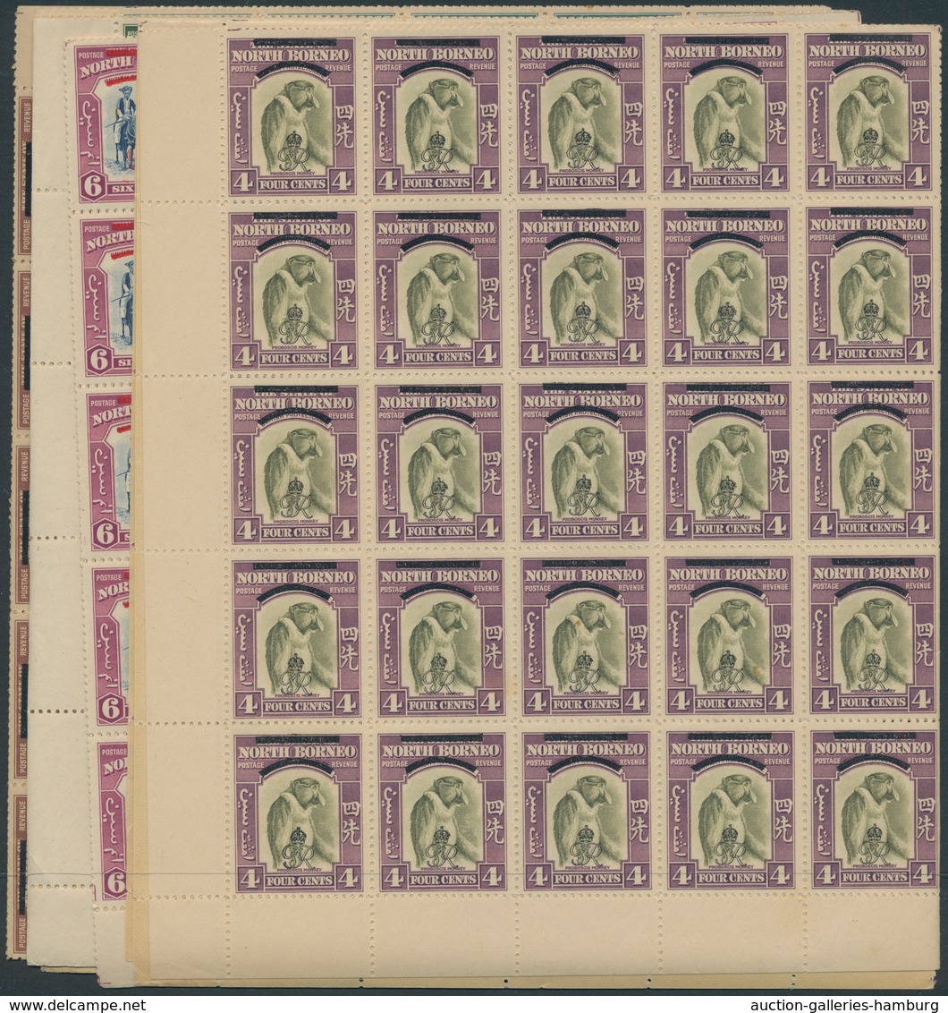 Alle Welt: 20th Century: Accumulation Of Mint And Used Stamps In Five Binders, With A Few Old Stamps - Verzamelingen (zonder Album)