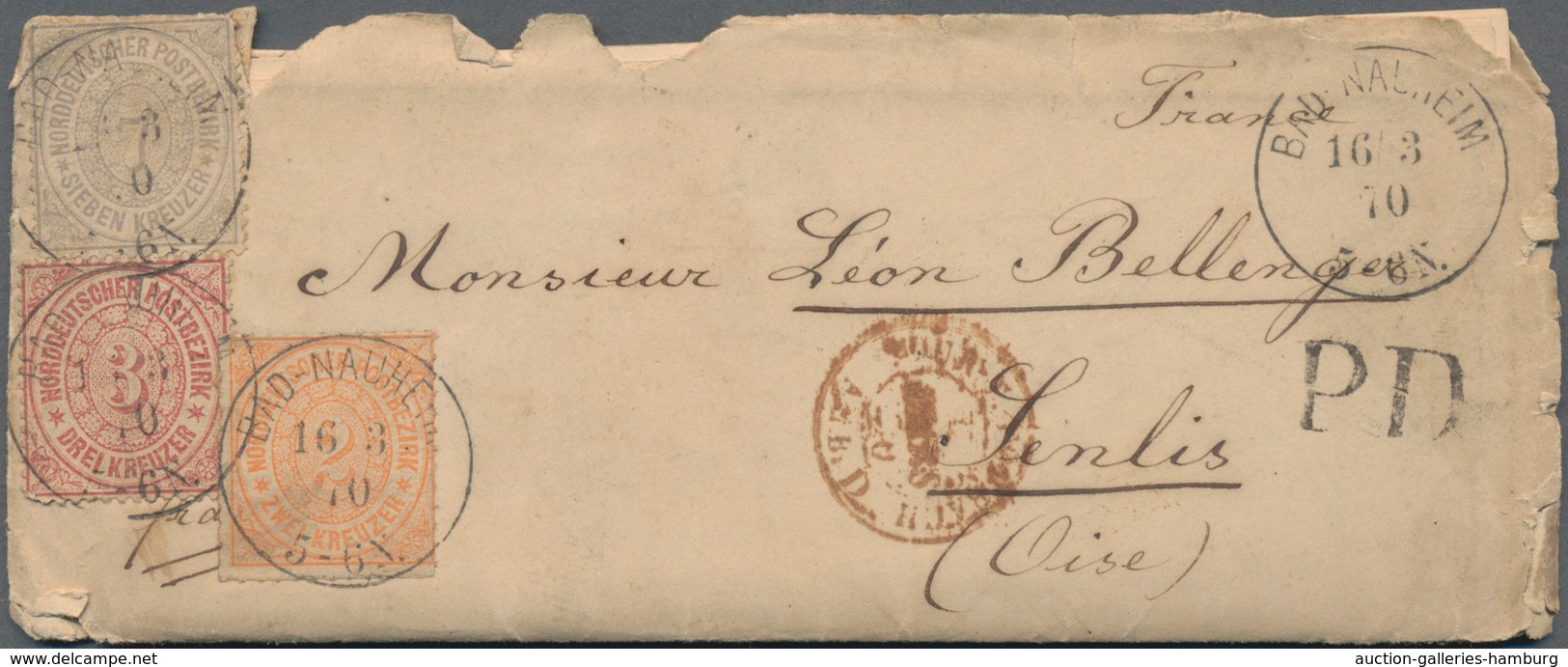 Alle Welt: 1861-1928 about 110 covers and postal stationeries many from a correspondance to France i