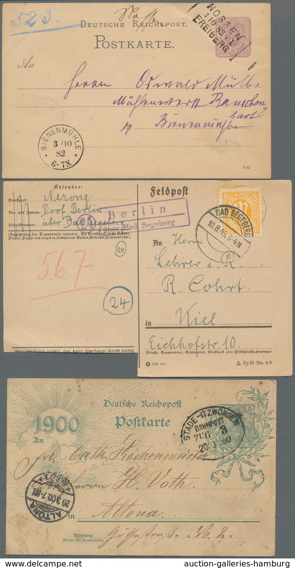 Deutschland: 1868-1965, Bestand Von Etwa 300 Belegen Mit U.a. Viel Deutschem Reich, Kontrollrat, Biz - Collections