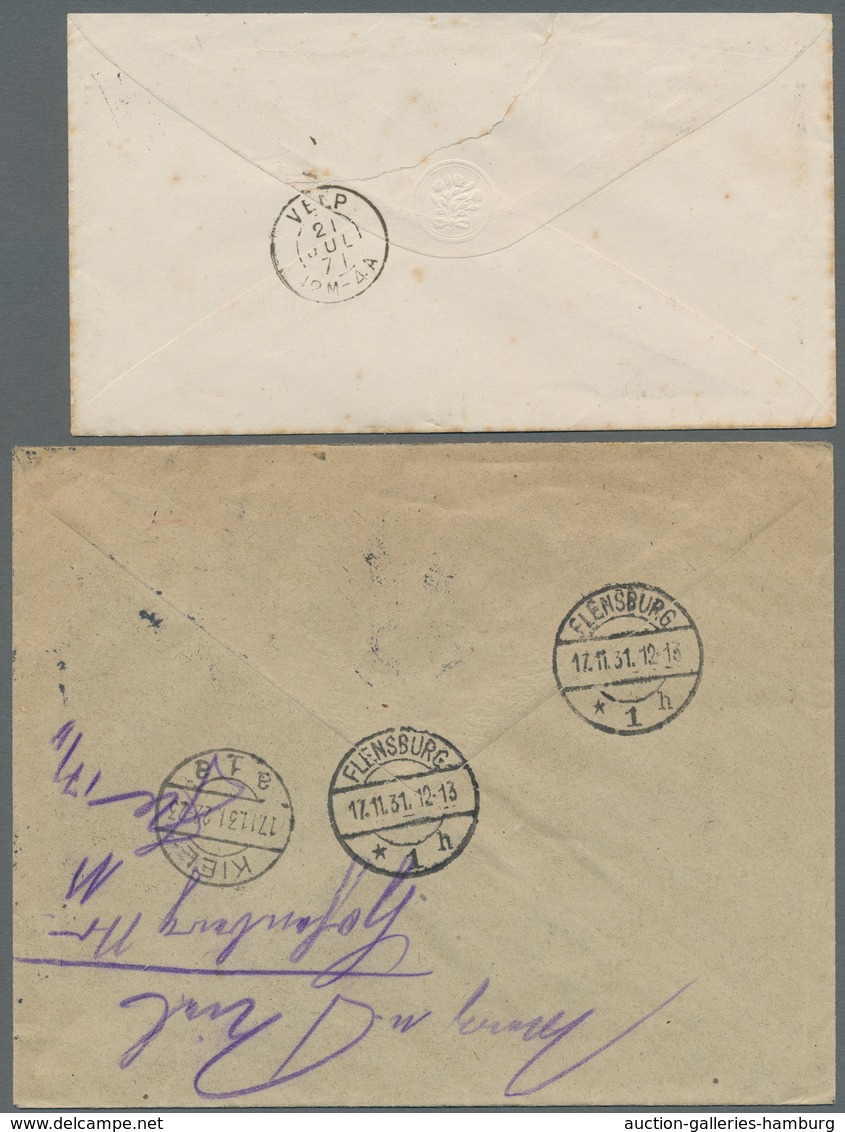 Deutschland: 1832-1944, Bestand Von Etwa 280 Belegen Mit U.a. Einschreiben, Einzel- Und Mehrfachfran - Colecciones