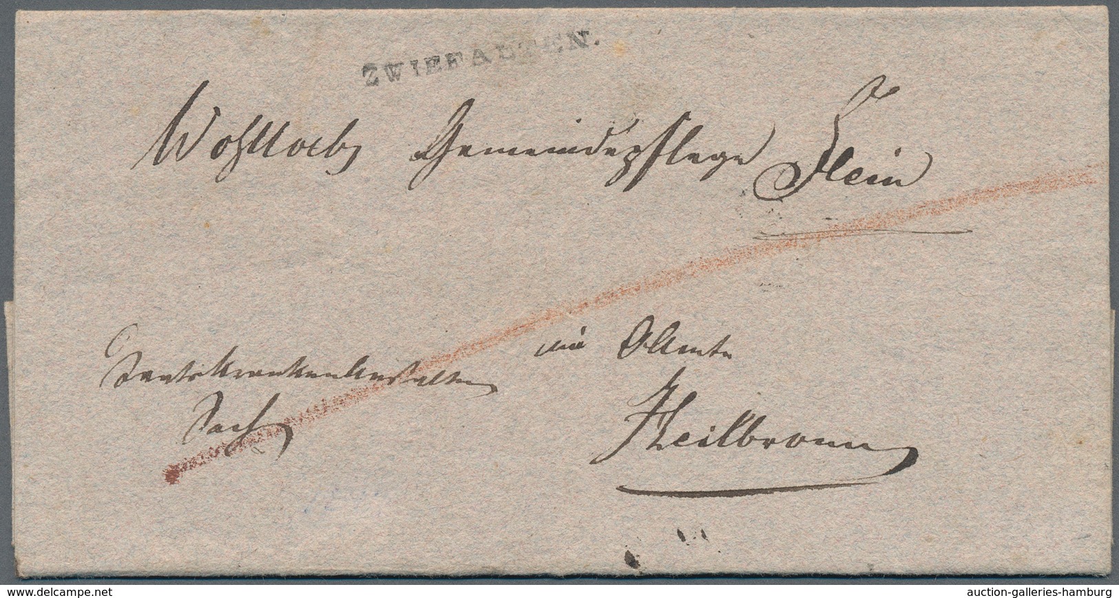 Württemberg - Vorphilatelie: 1814/1897, Partie Von über 60 Markenlosen Belegen/Postscheinen Ab Vorph - Precursores