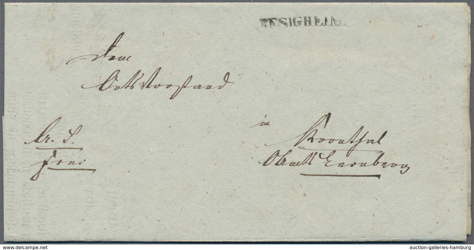 Württemberg - Marken Und Briefe: 1810/1893, Ca. 115 Altbriefe Und Diverse Postscheine Auch Aus Klein - Autres & Non Classés