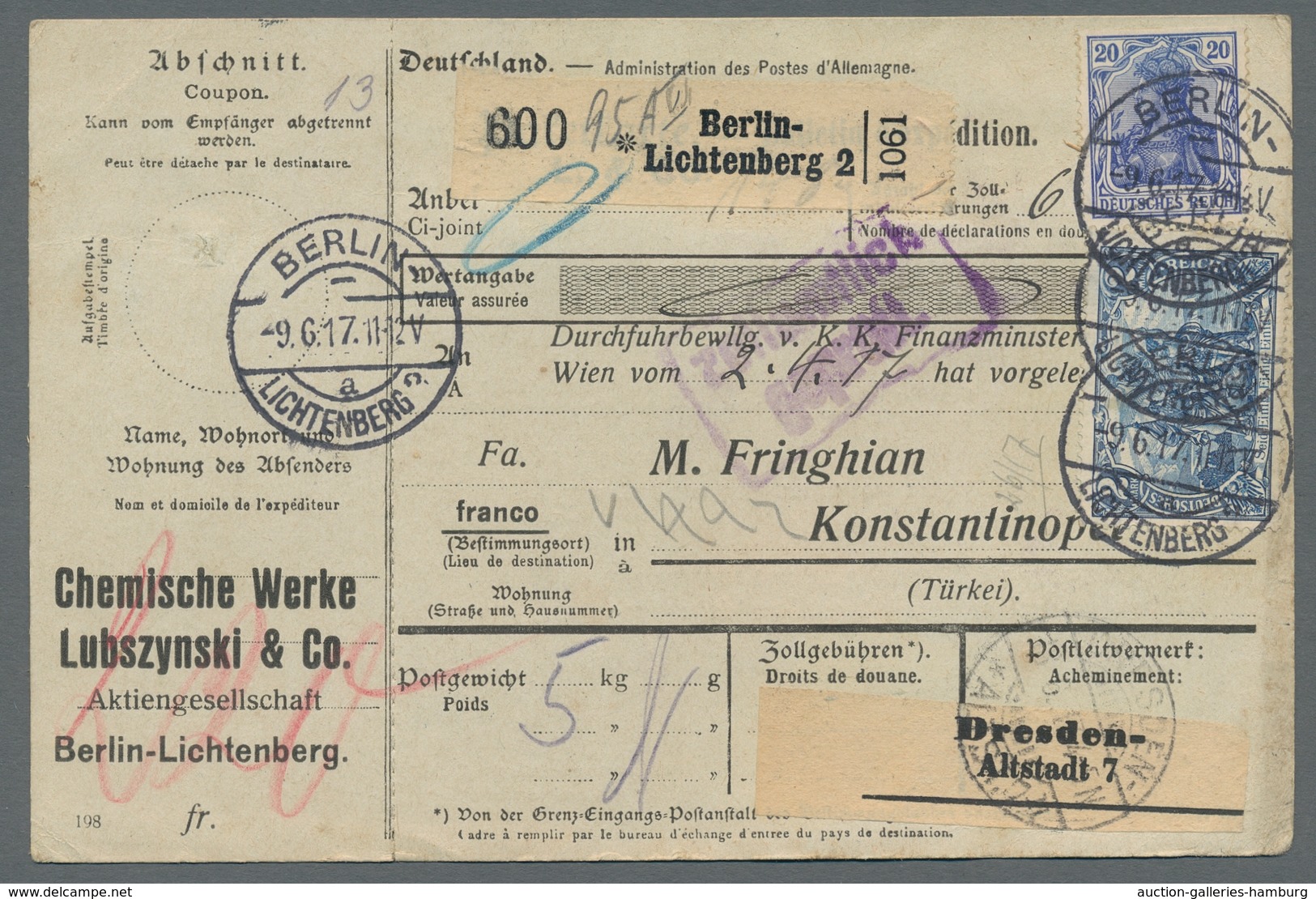 Deutsches Reich: 1874-1942, Bestand Von über 70 Belegen Mit U.a. 4 Wertbriefen Mit Krone/Adler-Frank - Collections