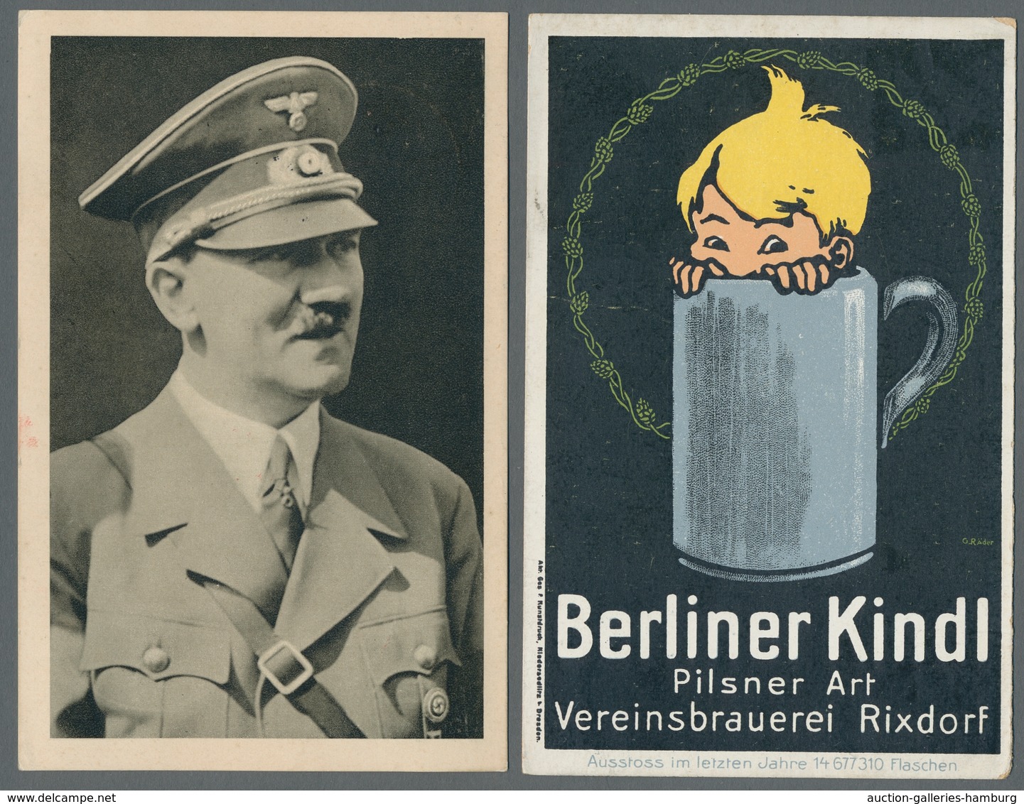 Deutsches Reich: 1874-1942, Bestand von über 70 Belegen mit u.a. 4 Wertbriefen mit Krone/Adler-Frank