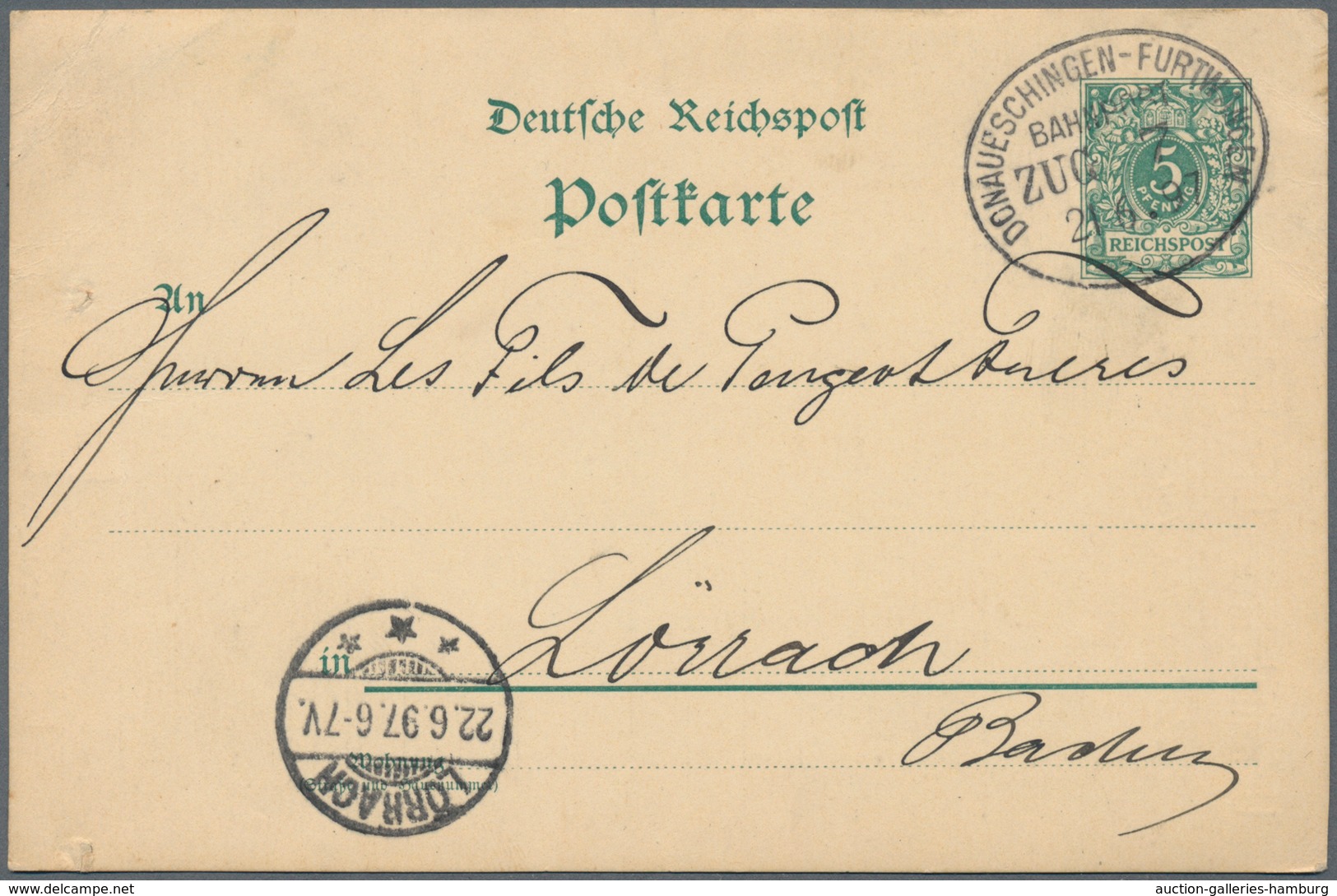 Deutsches Reich - Bahnpost: 1880/1946, Sammlung Von Ca. 100 Belegen Ab Pfennige Bis 3. Reich, Auch 1 - Otros & Sin Clasificación