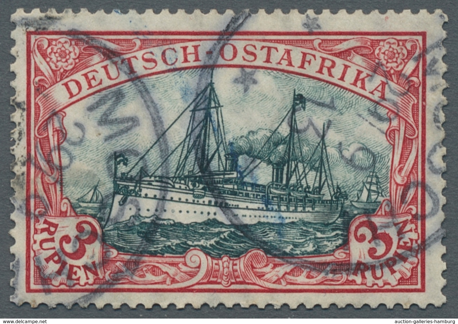 Deutsche Auslandspostämter + Kolonien: 1884-1919, reichhaltige gestempelte Sammlung im "Lindner Falz