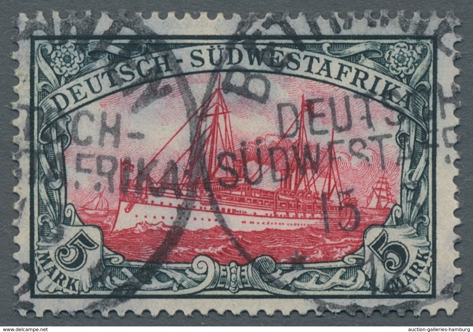 Deutsche Auslandspostämter + Kolonien: 1884-1919, reichhaltige gestempelte Sammlung im "Lindner Falz