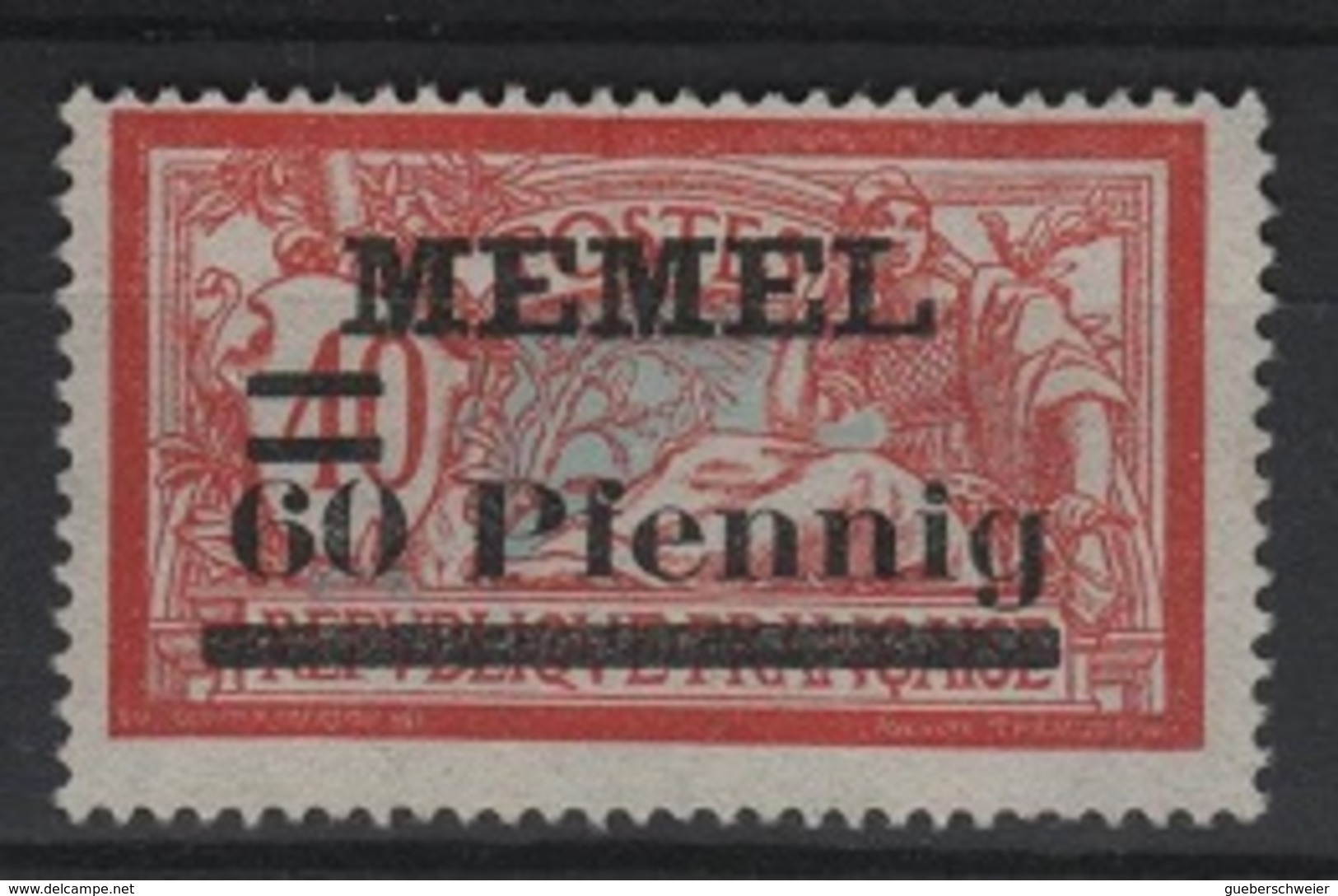 MEM 6 - MEMEL Merson N° 34 Neuf** - Neufs